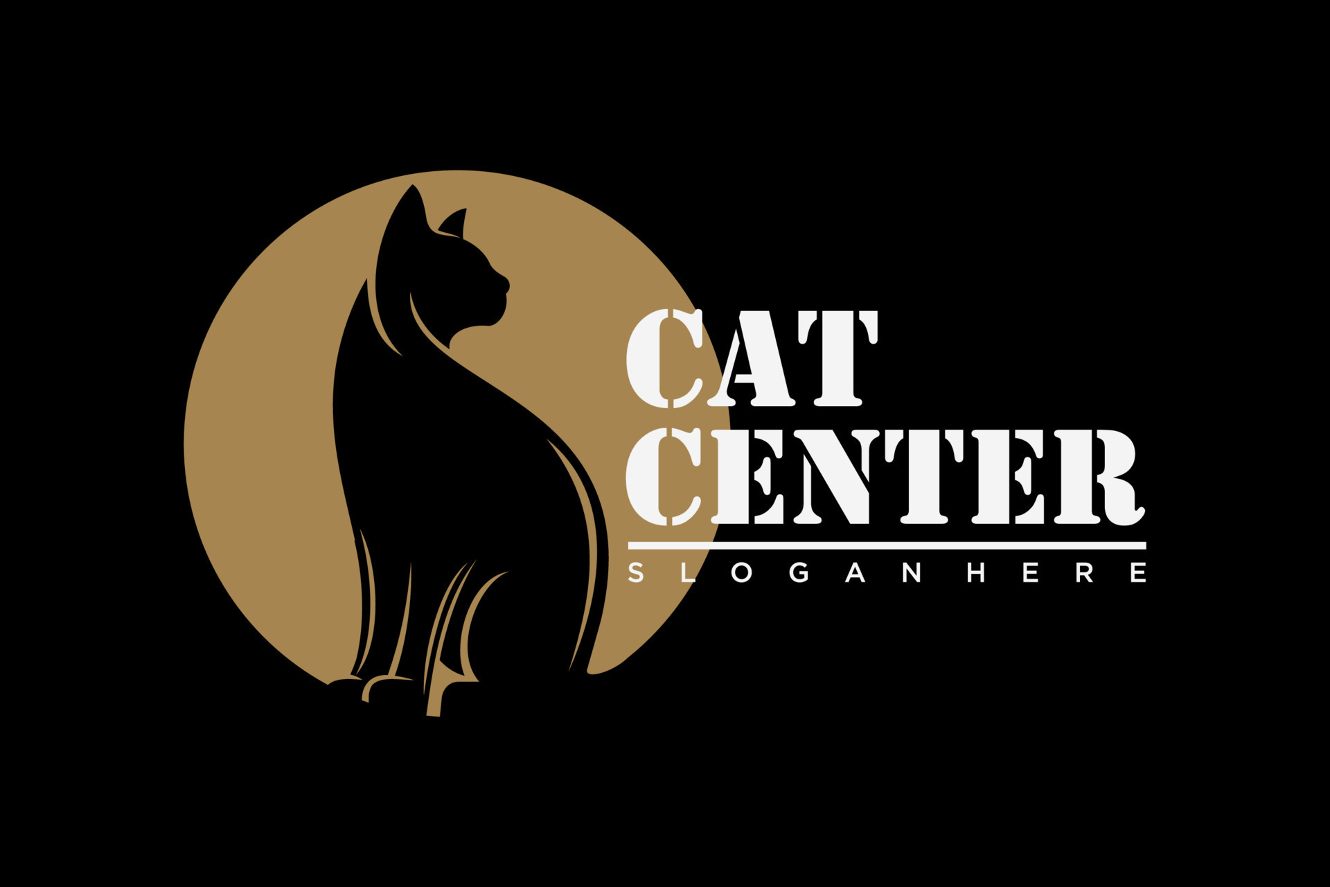 Cat Logo.Cat logotype. Pet shop logo concept. Pet care logo concept ...