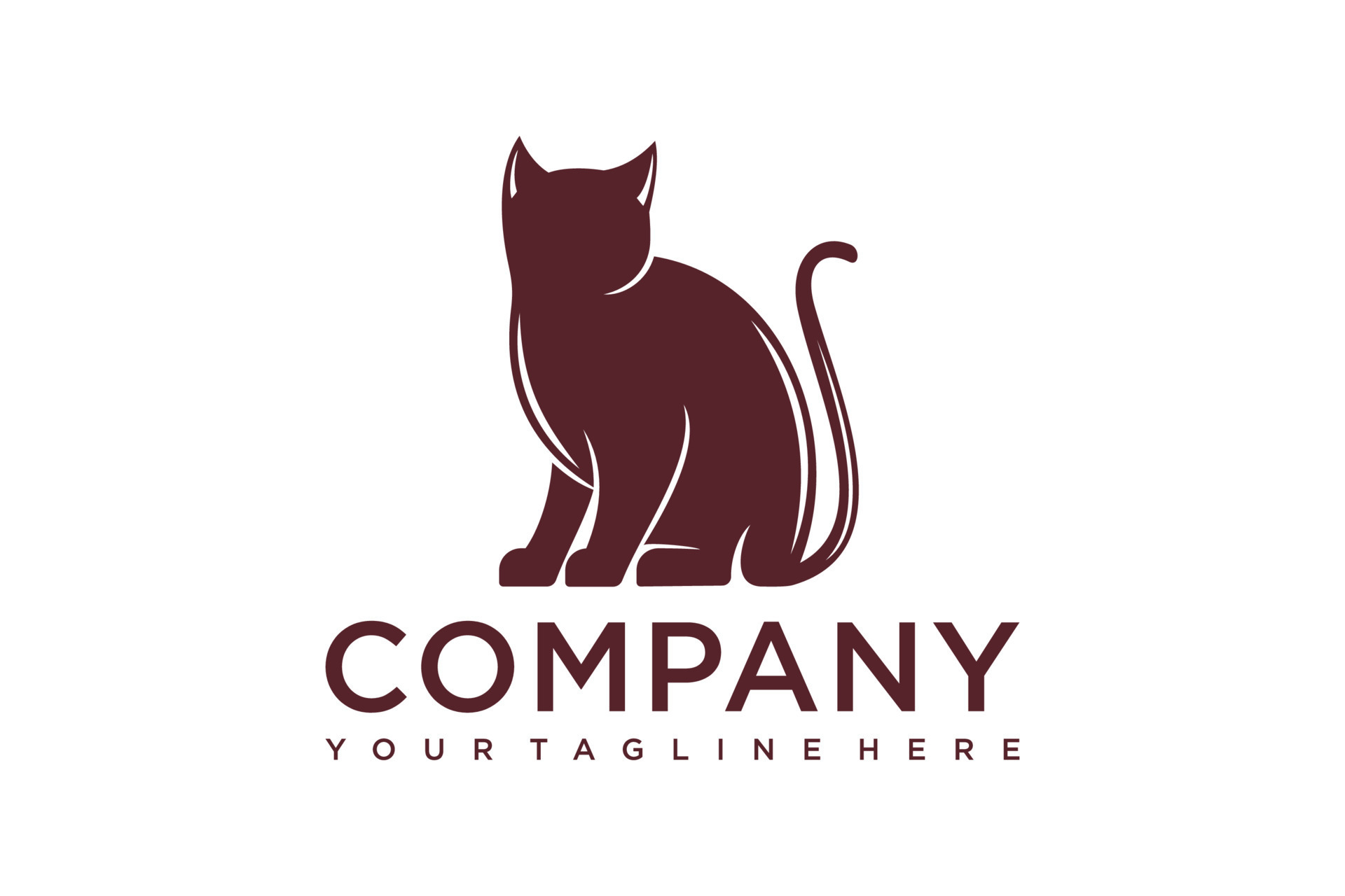 Cat Logo.Cat logotype. Pet shop logo concept. Pet care logo concept