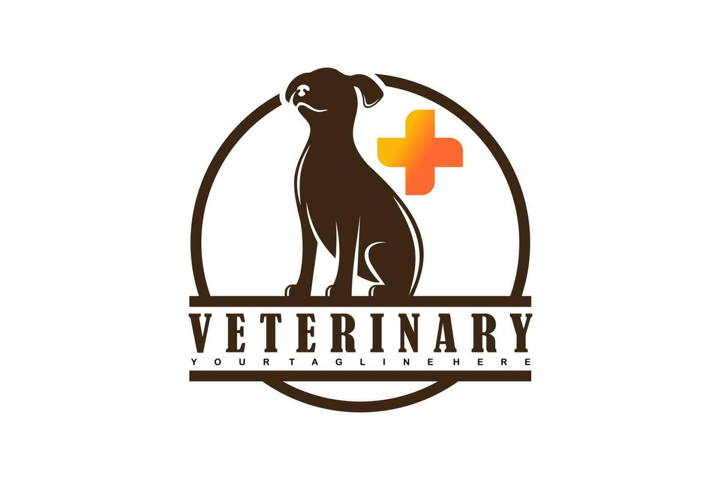 pet logo vector icon for pet shop or Pet care and veterinary Cat and Dog