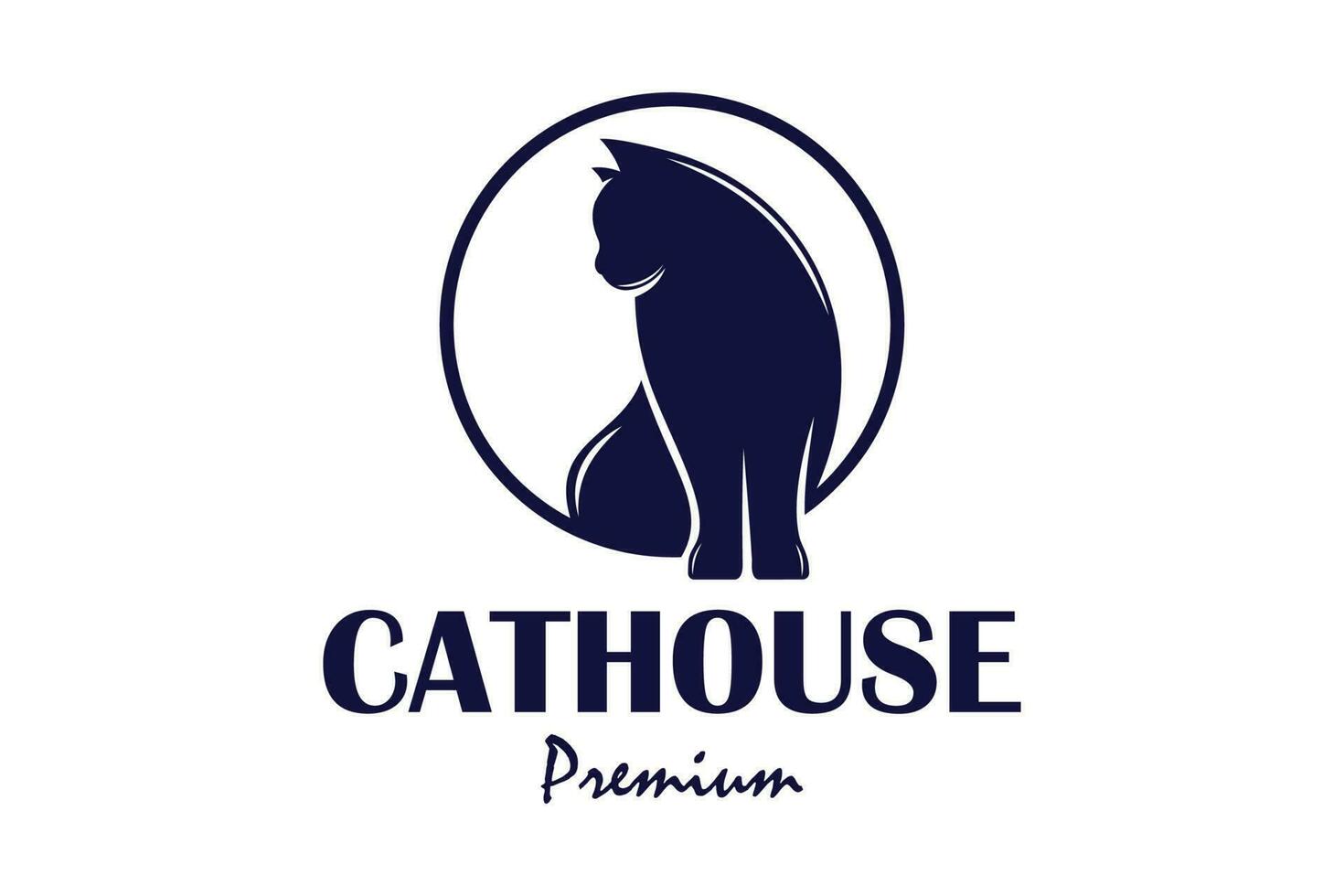 Cat Logo.Cat logotype. Pet shop logo concept. Pet care logo concept. Pet vector illustration