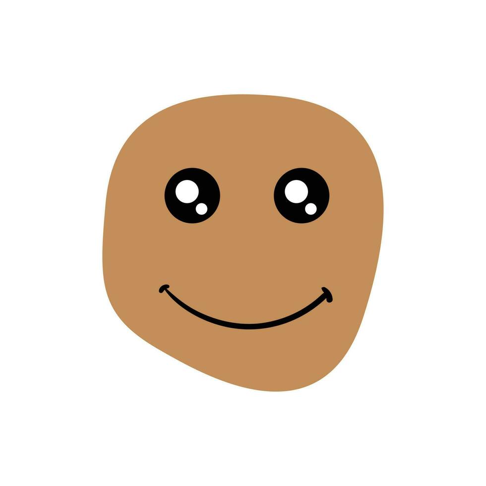 Happy Face. Happy face illustration. Joyful face. smile in face. Smiling face. Smile vector