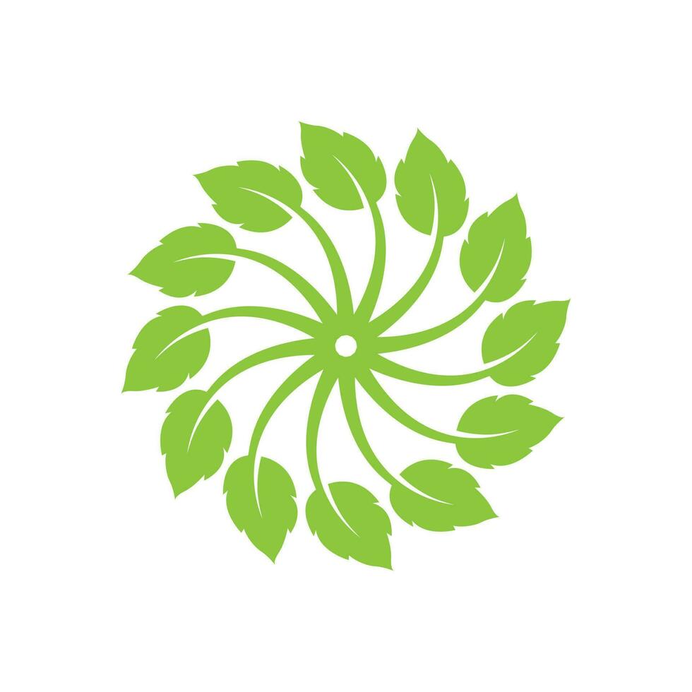 Leaves pattern illustration vector