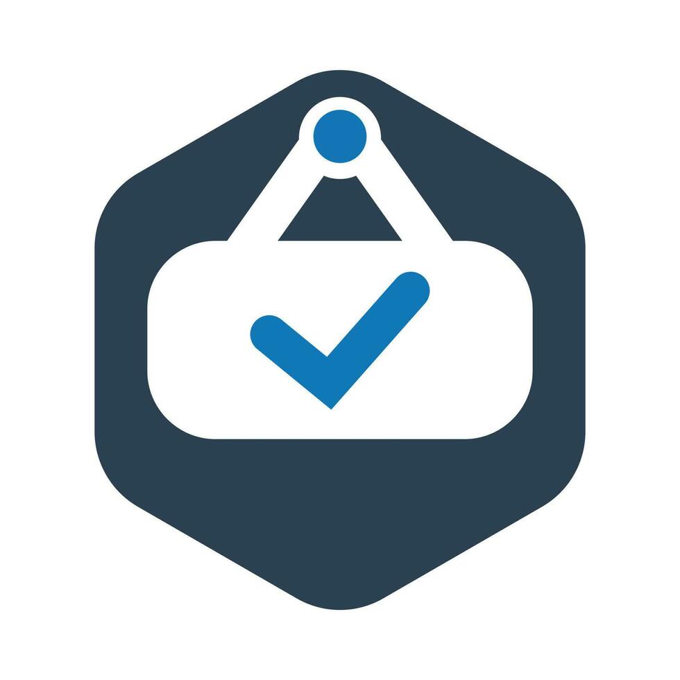 Shop open icon vector
