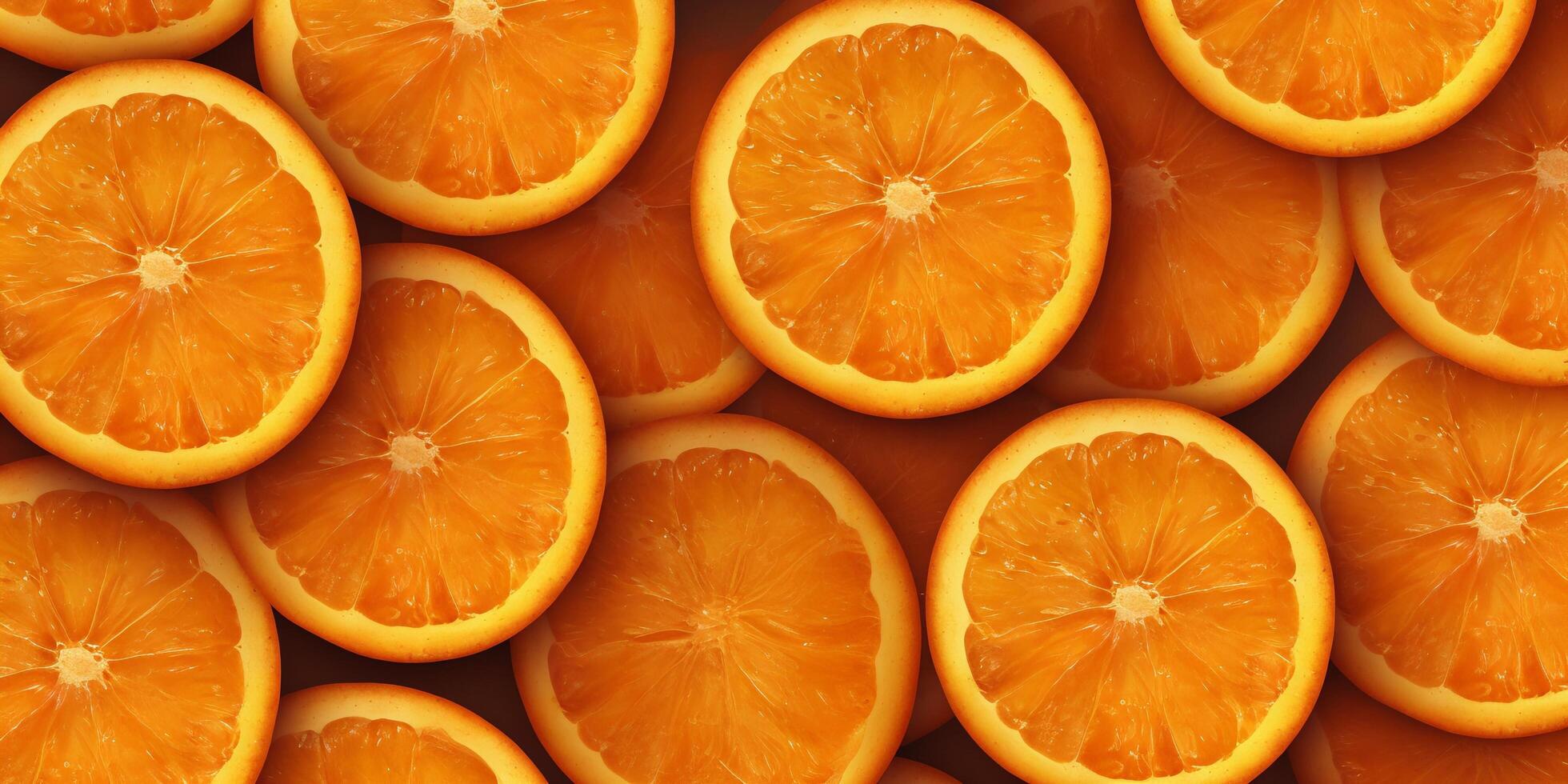 Background made of fresh orange slices with . photo