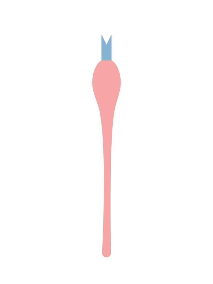 Vector cuticle removal tool sketch