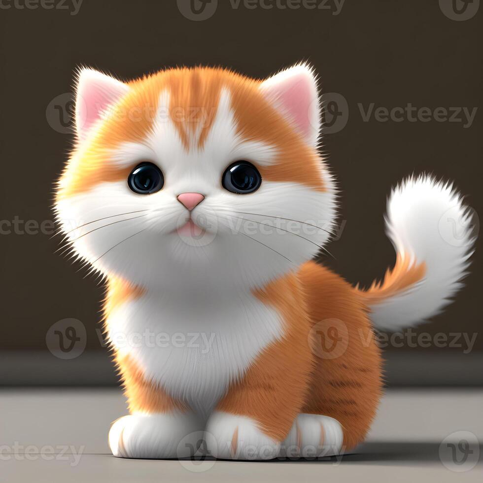 Cute tiny kitty corgi cub , photo