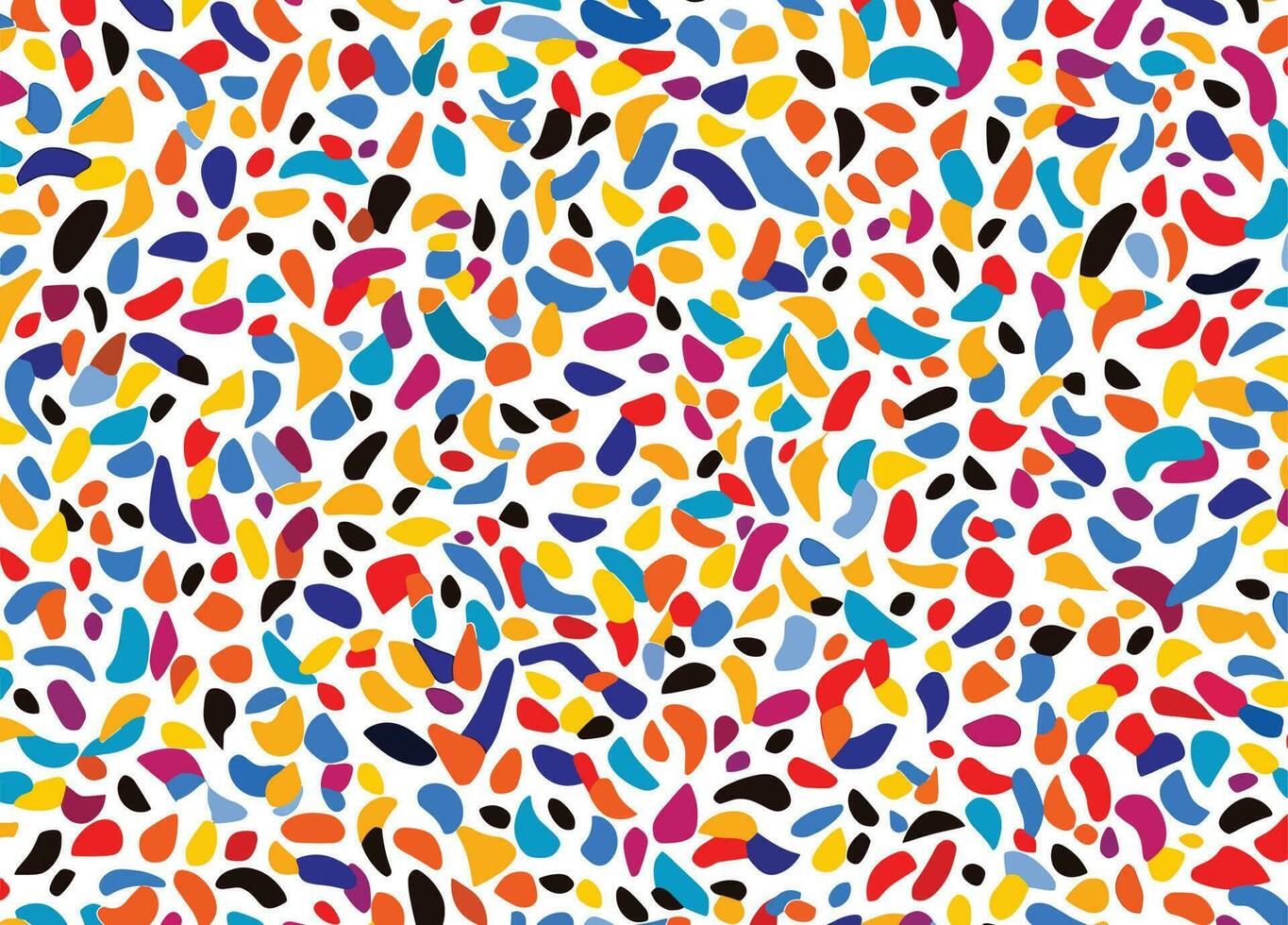 multicolored sprinkles seamless background colorful sprinkles on a white background, in the style of minimalist strokes, geometric shapes patterns, minimalist backgrounds, graffiti-inspired vector