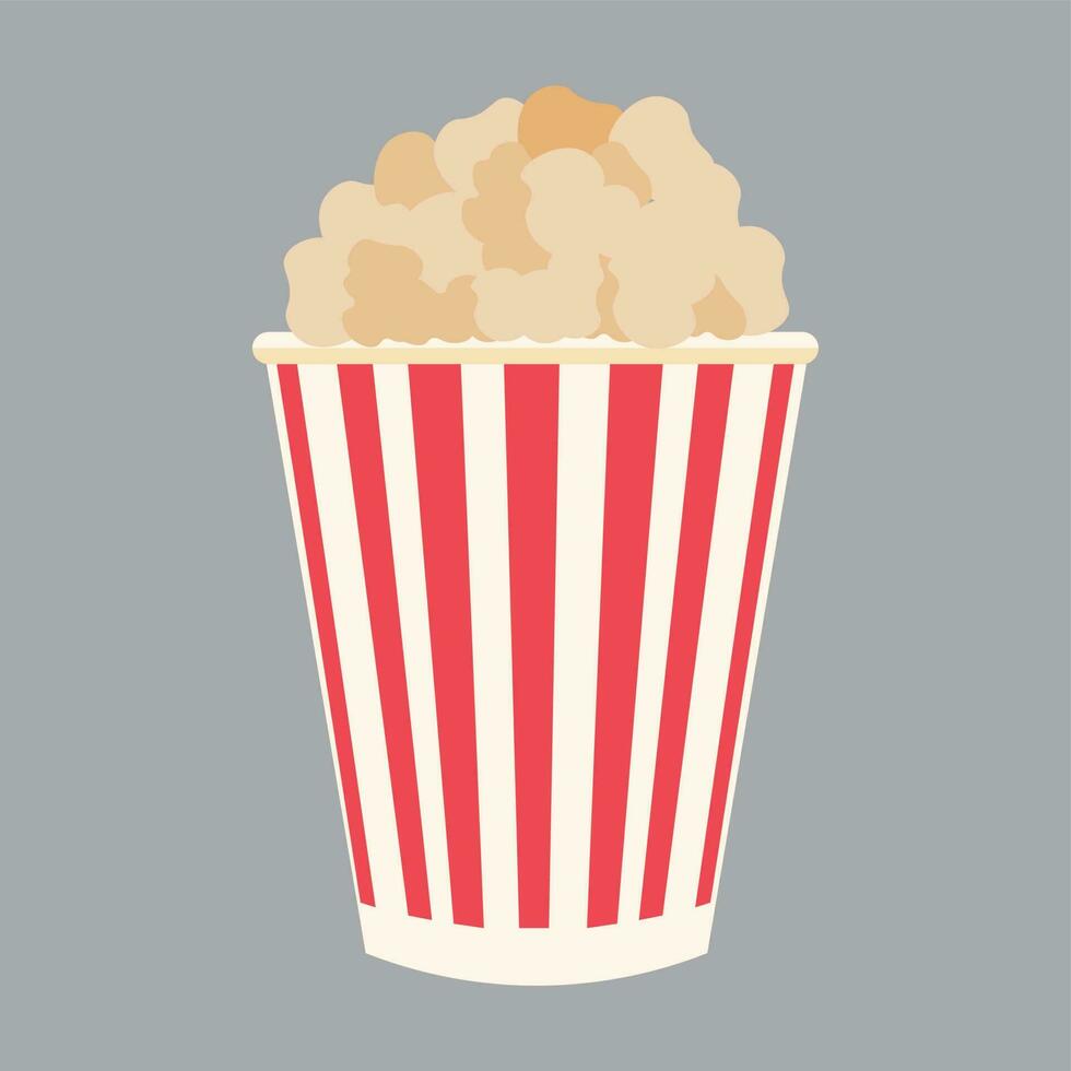 Popcorn, snacks 10 EPS icon, vector, illustration, symbol vector