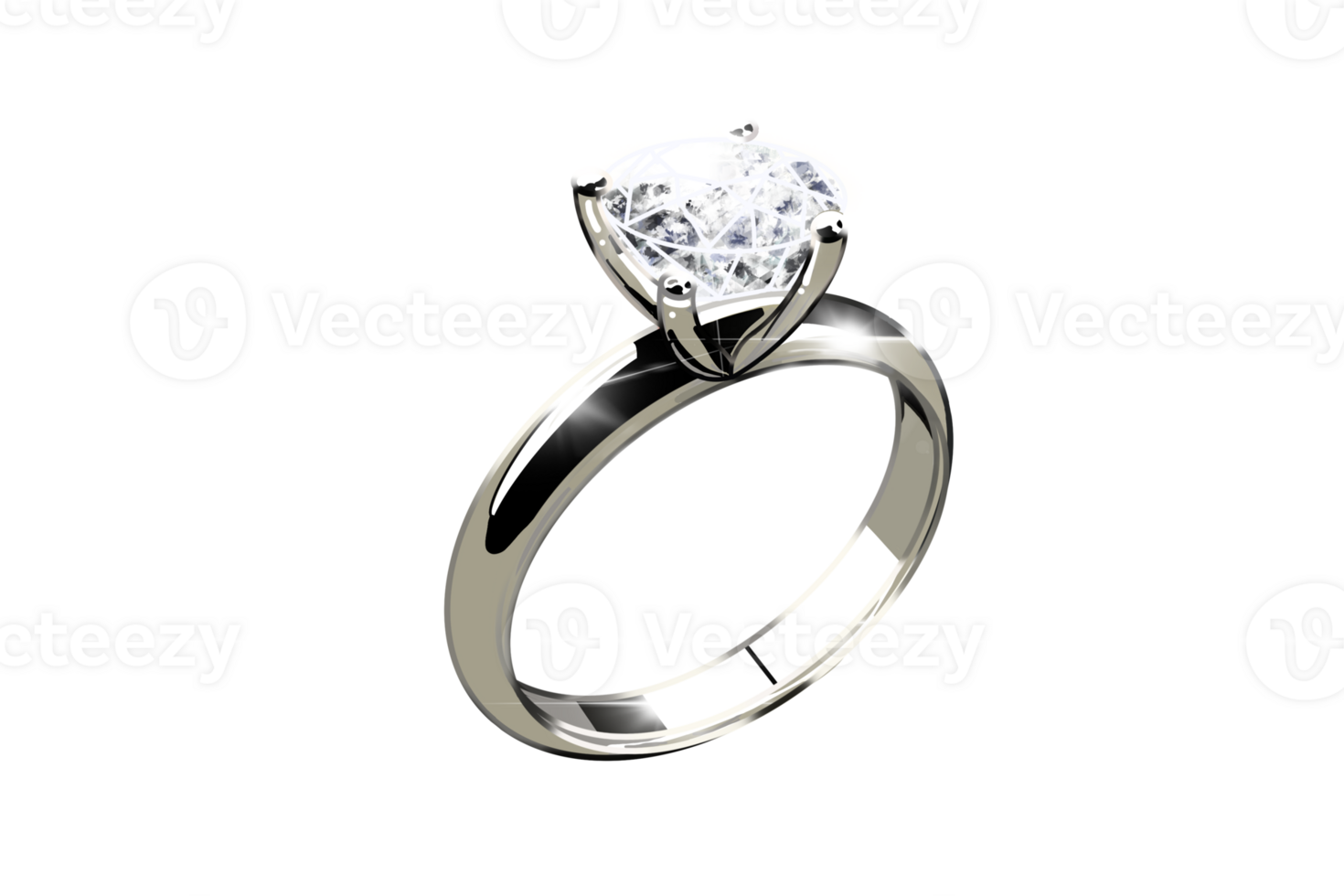 A diamond ring png image. This is a drawing art product.