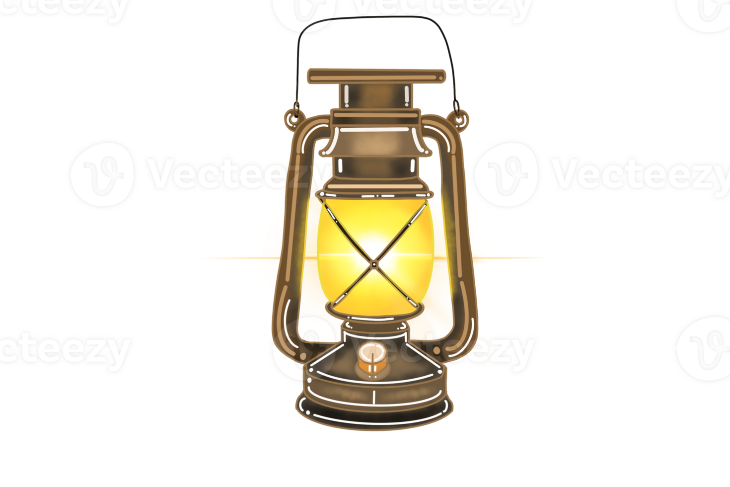 This is a drawing camping lantern. png