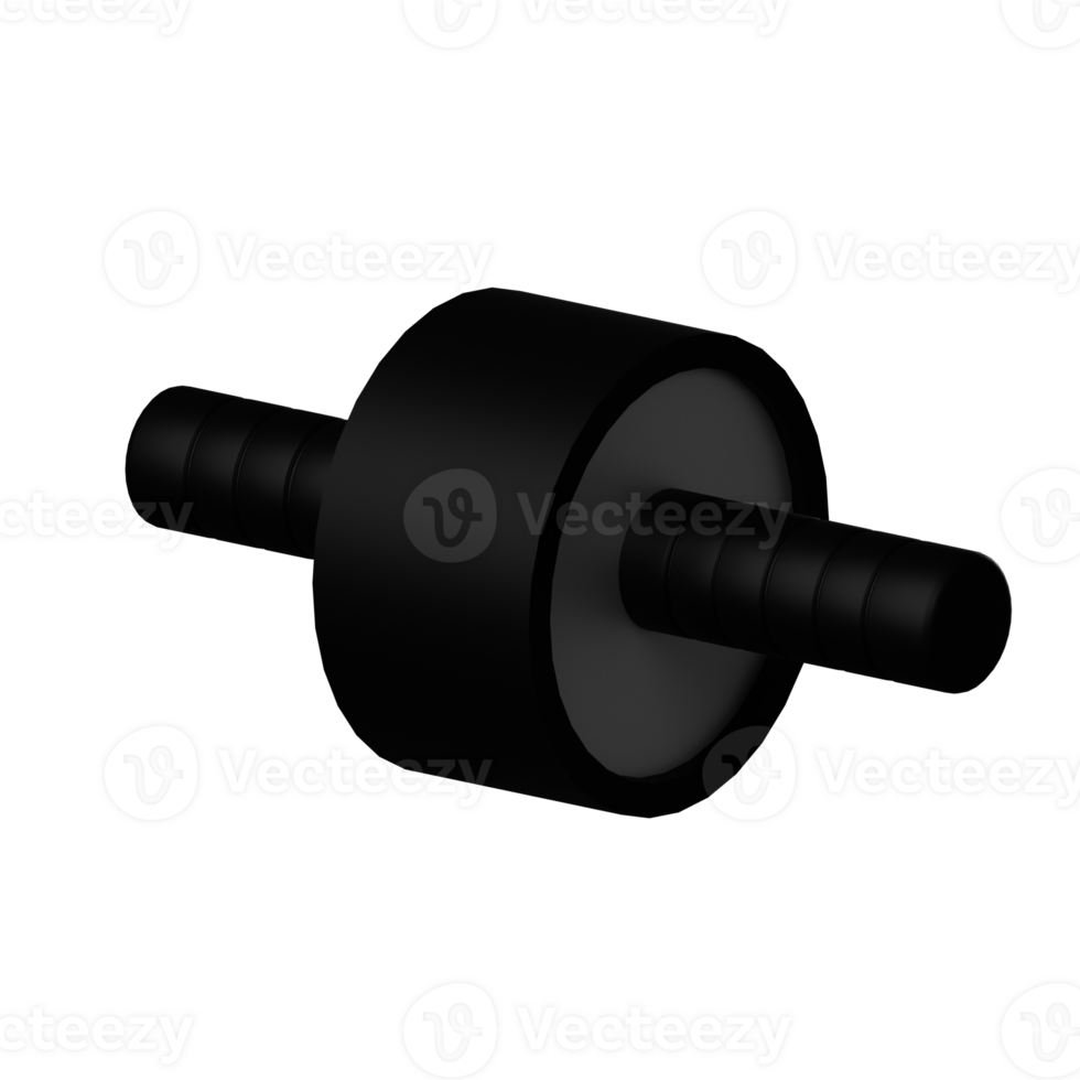 3d icon ab wheel Isolated on Transparent Background png