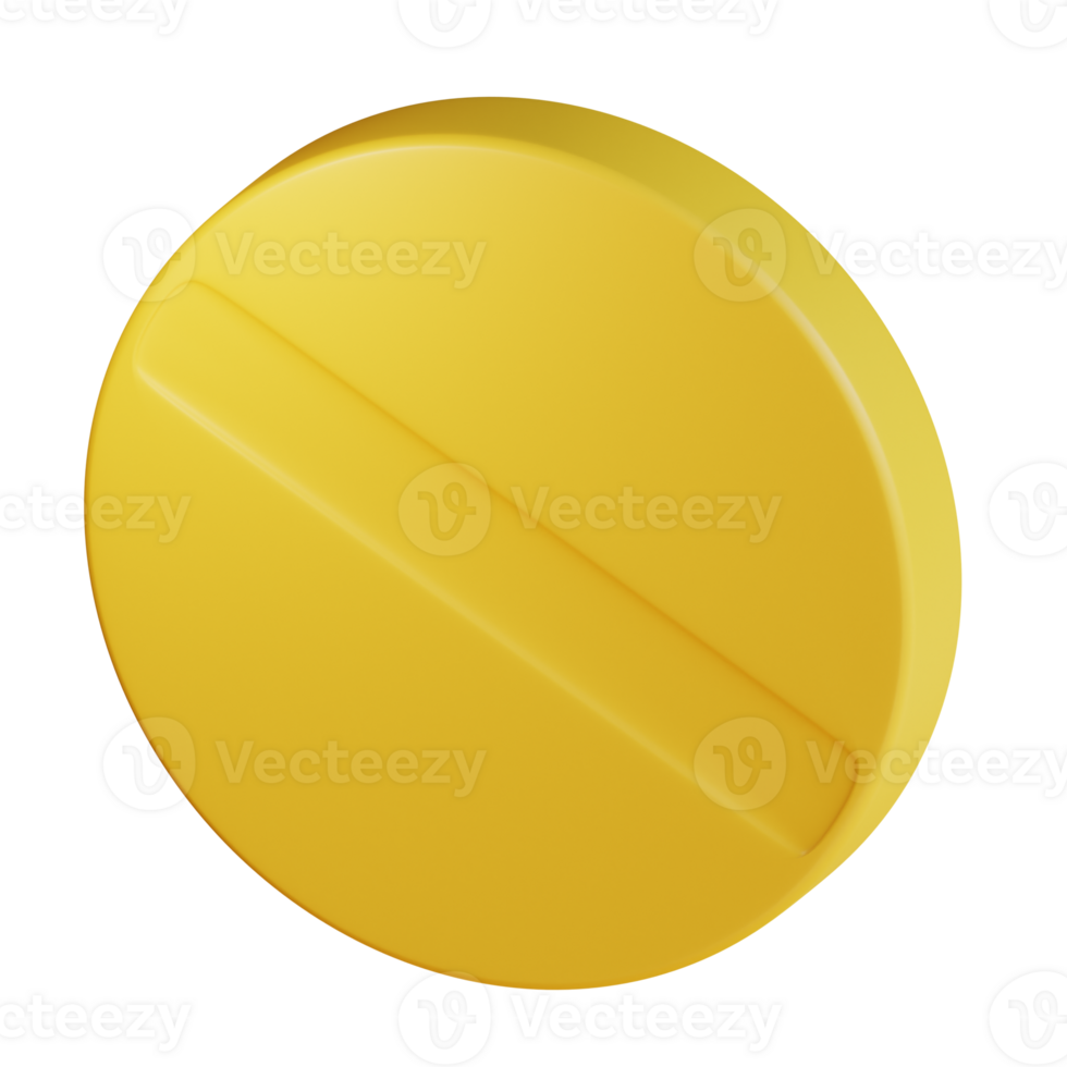 3d icon pill  isolated on transparent background png