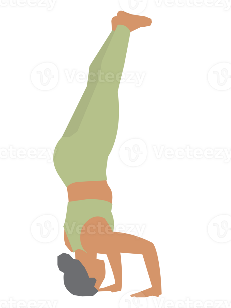 Woman wearing sportwear doing Yoga exercise, Calm of healthy young woman breathing and meditation yoga png