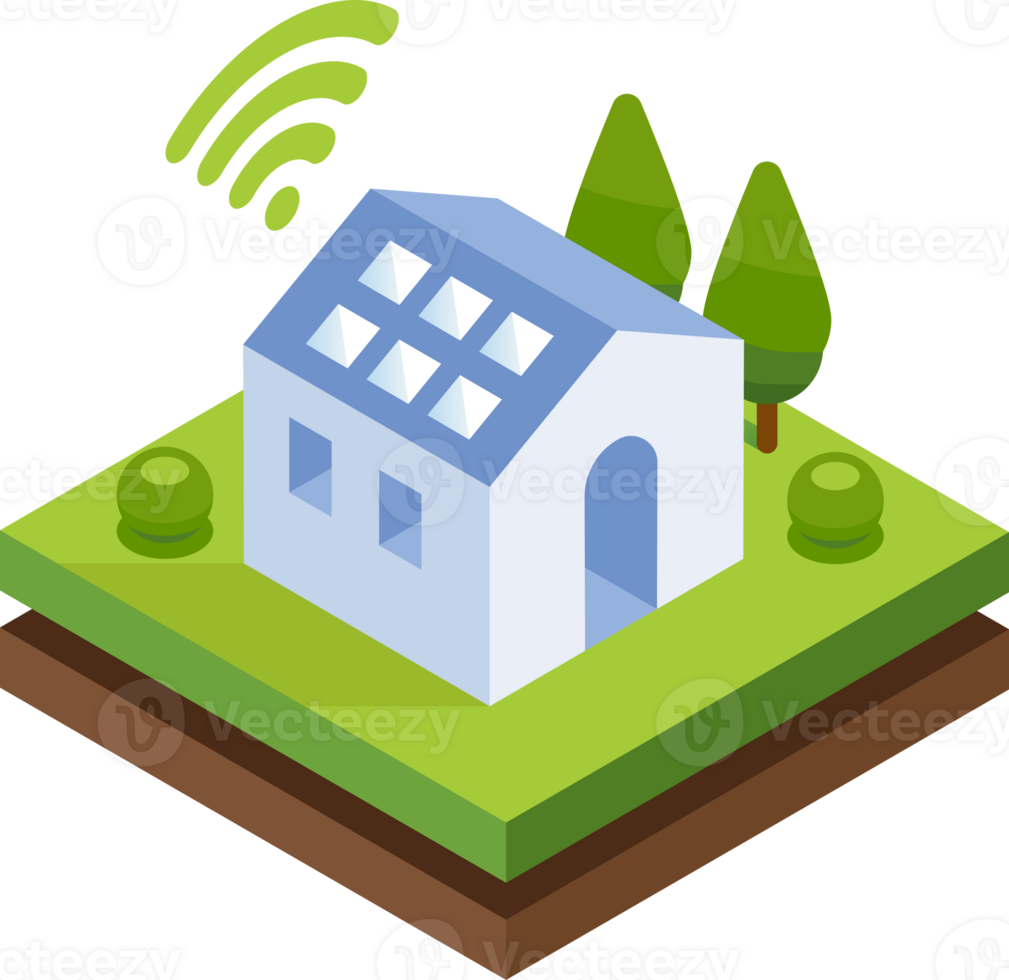 Smart home illustration png