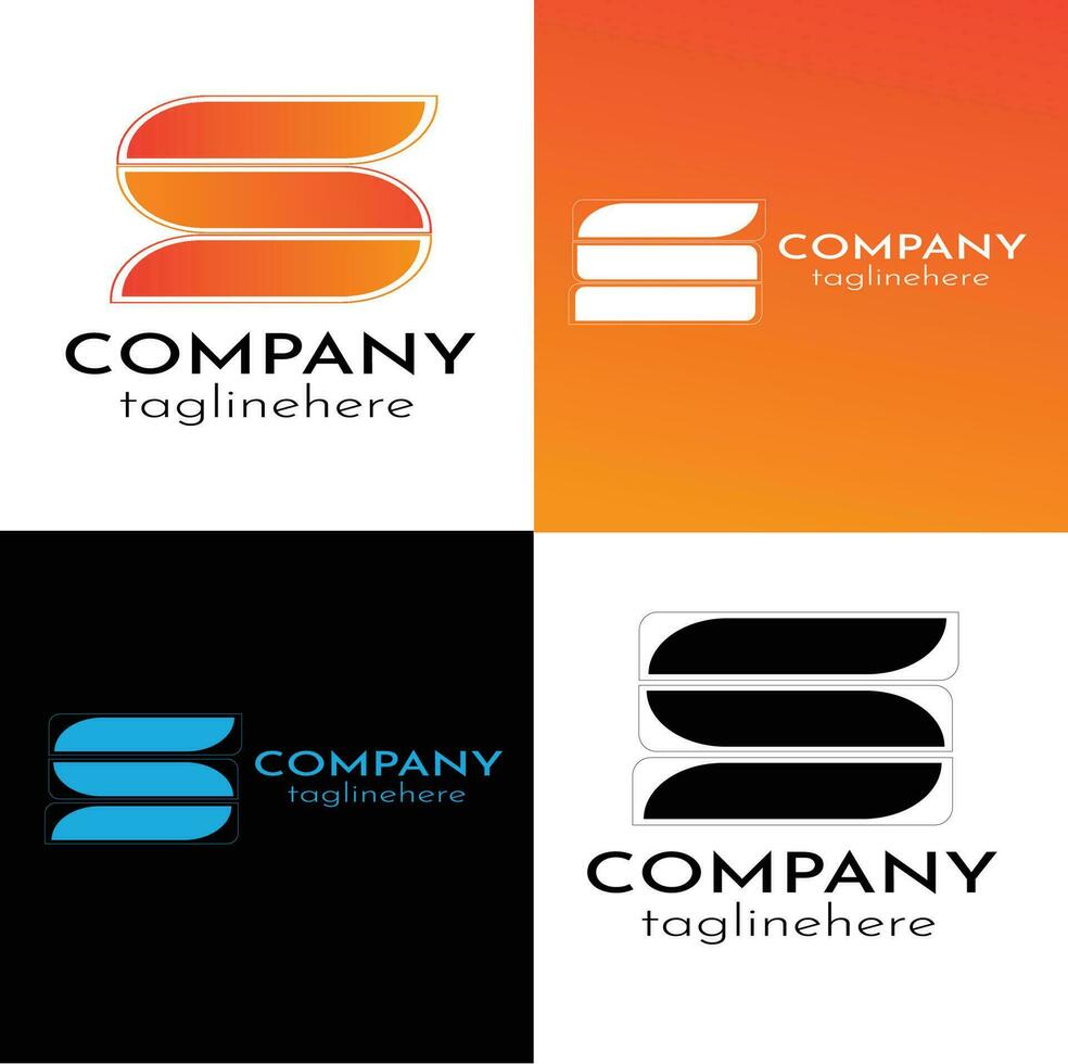 S letter logo and symbol vector template Premium Vector