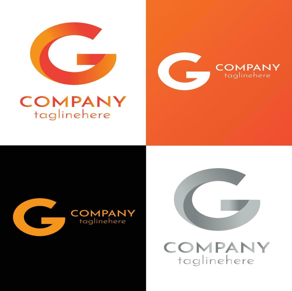 G letter logo and symbol vector template Premium Vector