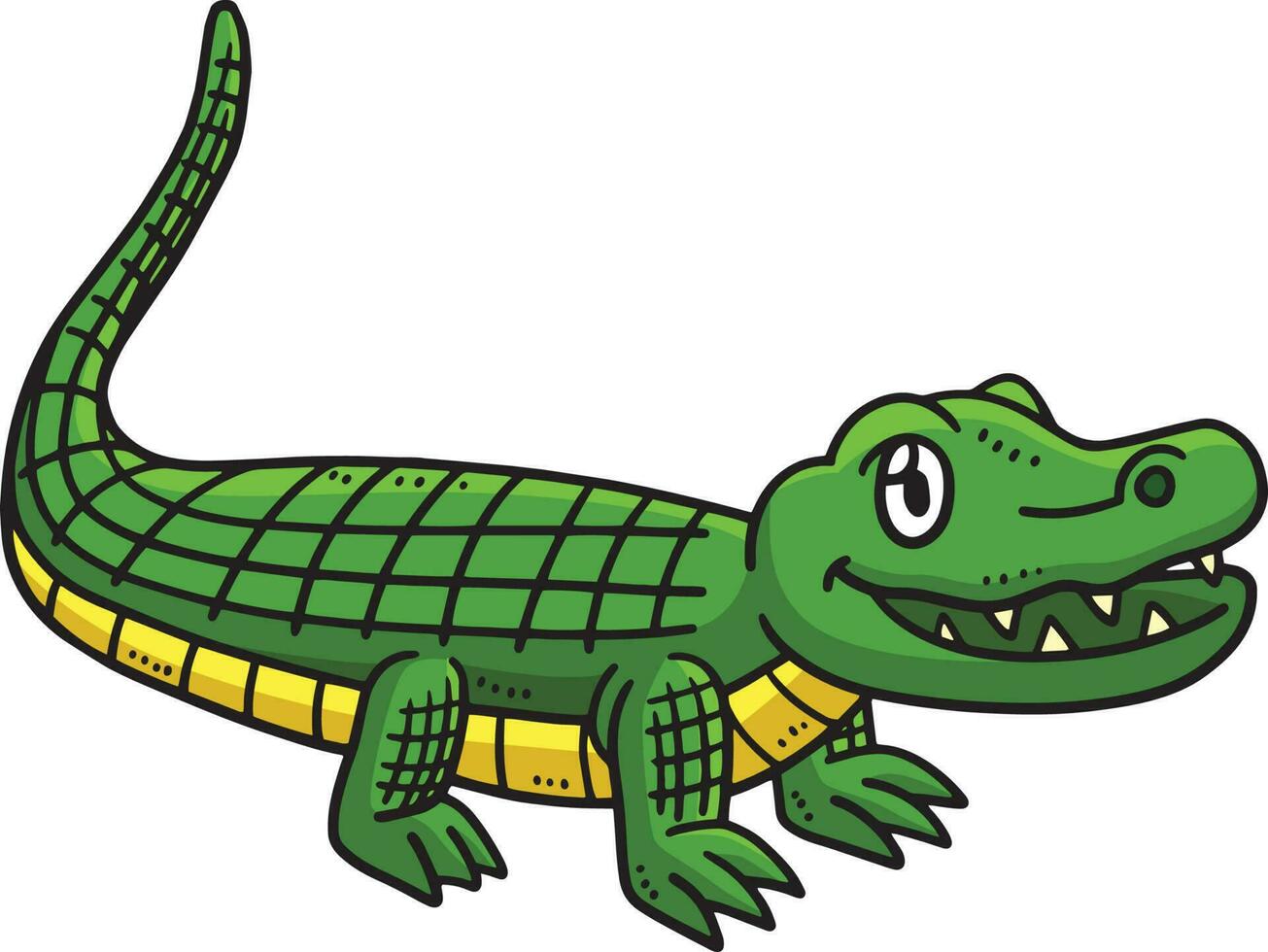 Hatchling Cartoon Colored Clipart Illustration vector