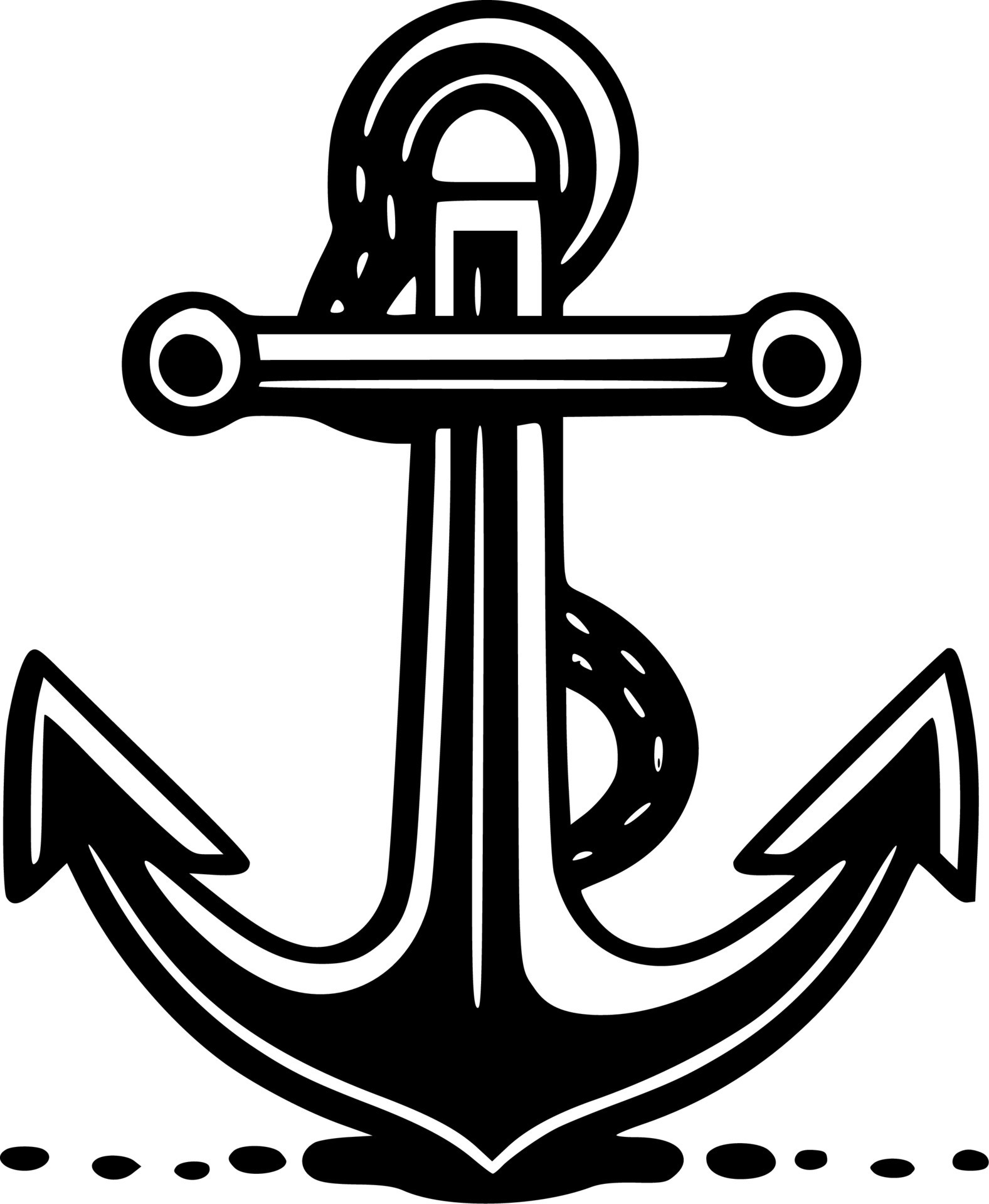 Anchor Clipart Black And White