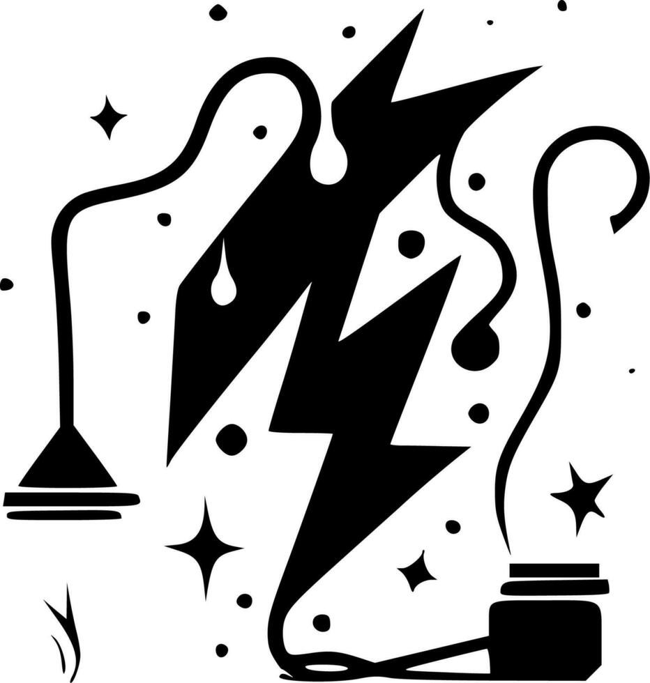 Magic - Minimalist and Flat Logo - Vector illustration