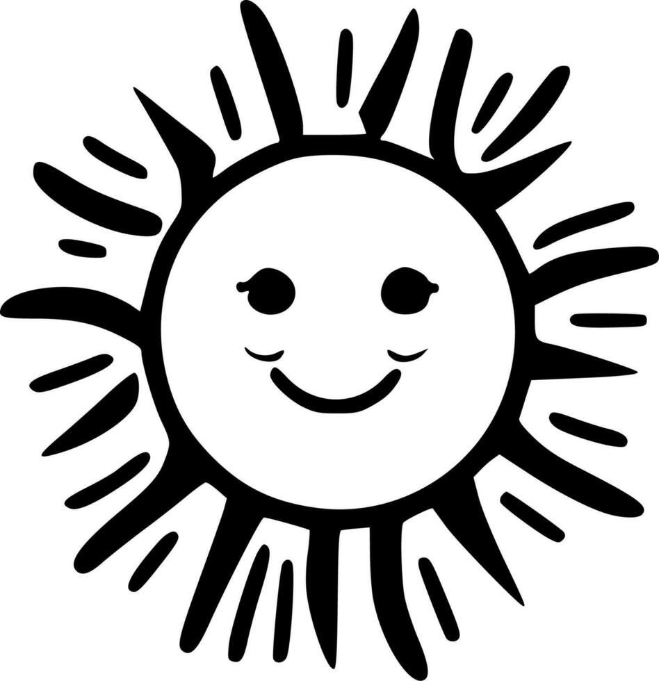 Sunshine - High Quality Vector Logo - Vector illustration ideal for T-shirt graphic