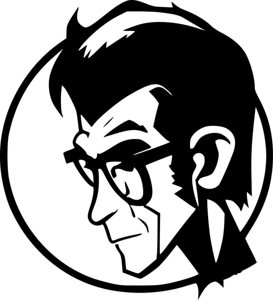 Stencil - Black and White Isolated Icon - Vector illustration