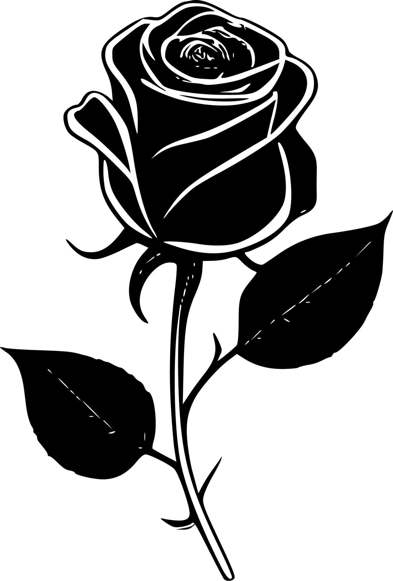 Rose High Quality Vector Logo Vector Illustration Ideal For T Shirt Rose High Quality Vector Logo Vector Illustration Ideal For T Shirt