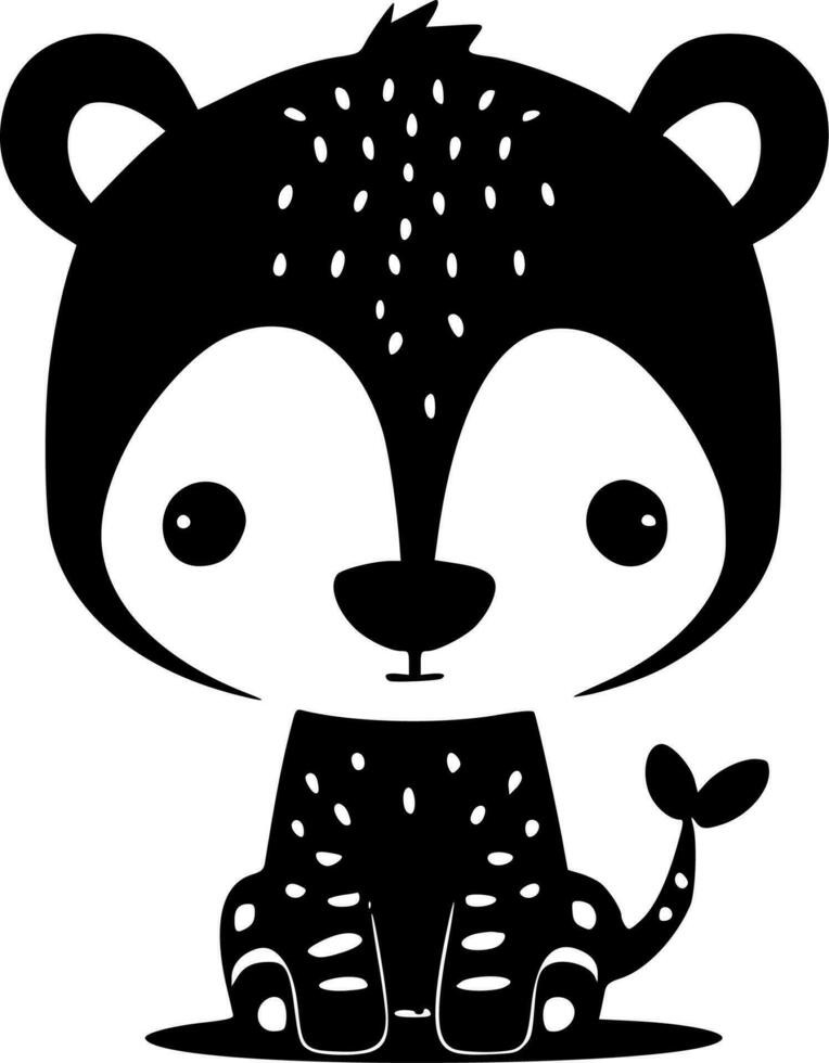 Cute Animal - Minimalist and Flat Logo - Vector illustration