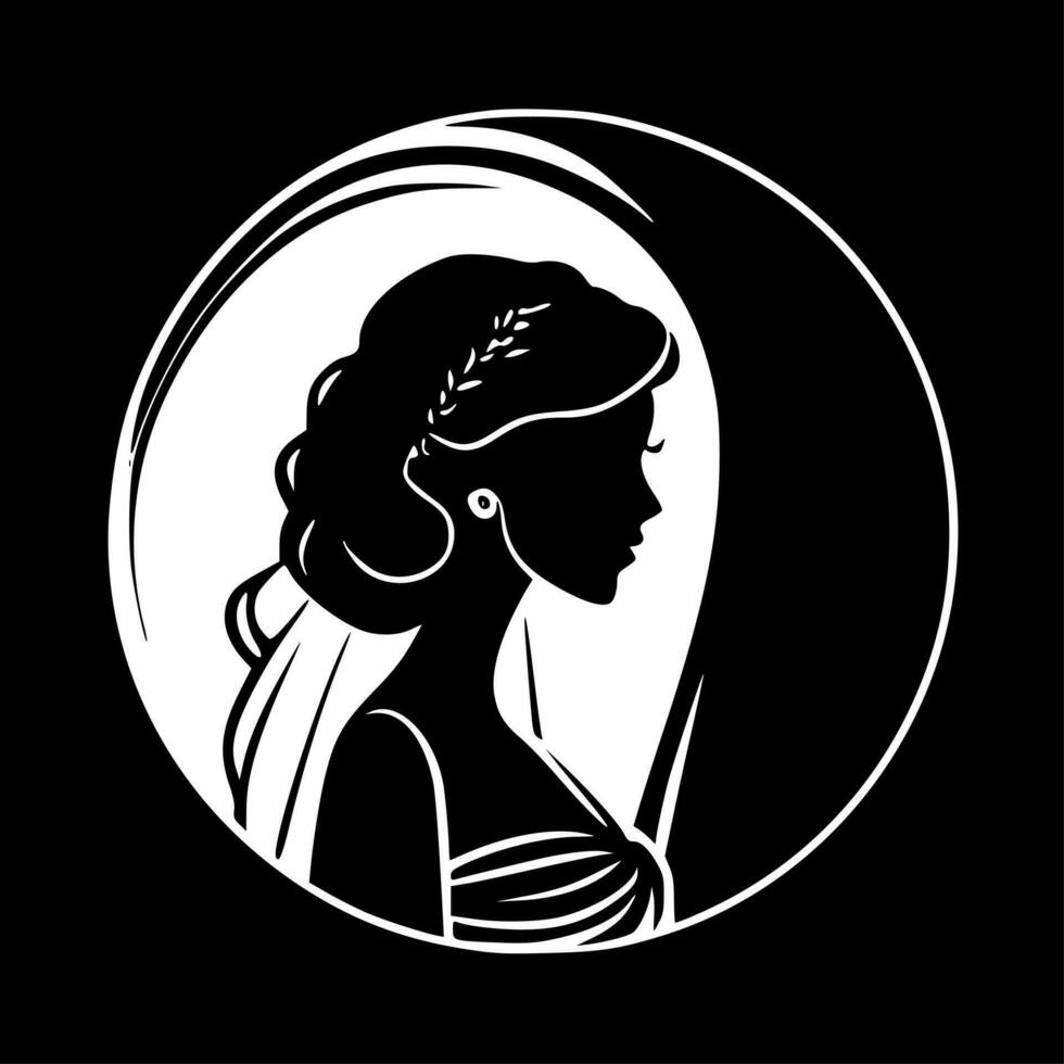 Bridal, Minimalist and Simple Silhouette - Vector illustration