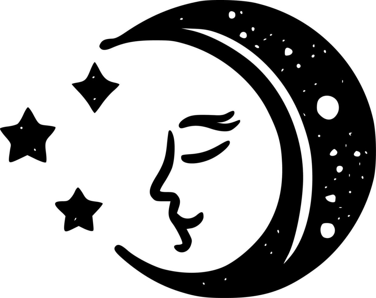 celestial - minimalista y plano logo - vector ilustración