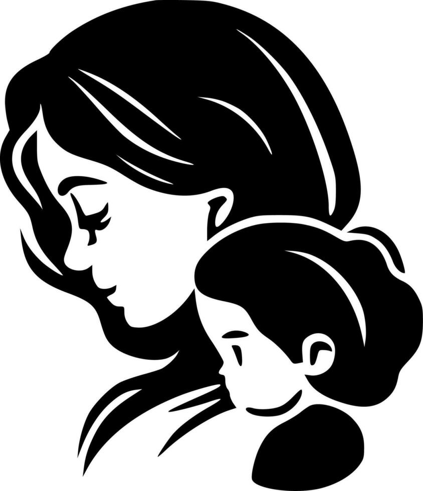 Mom - High Quality Vector Logo - Vector illustration ideal for T-shirt graphic