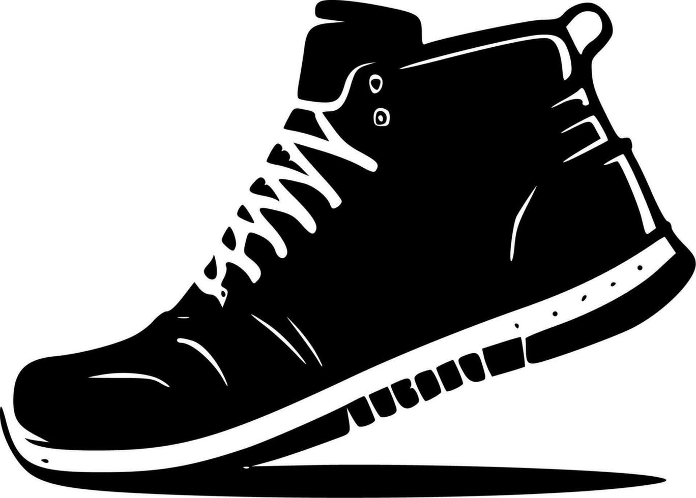 Shoes - High Quality Vector Logo - Vector illustration ideal for T-shirt graphic
