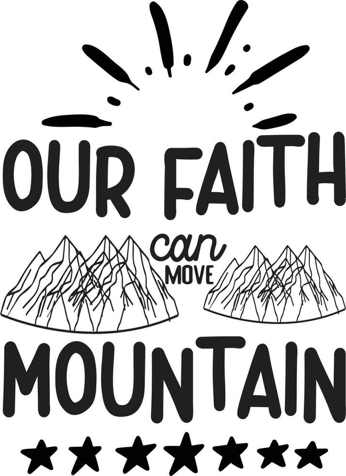 Faith Quotes Design vector