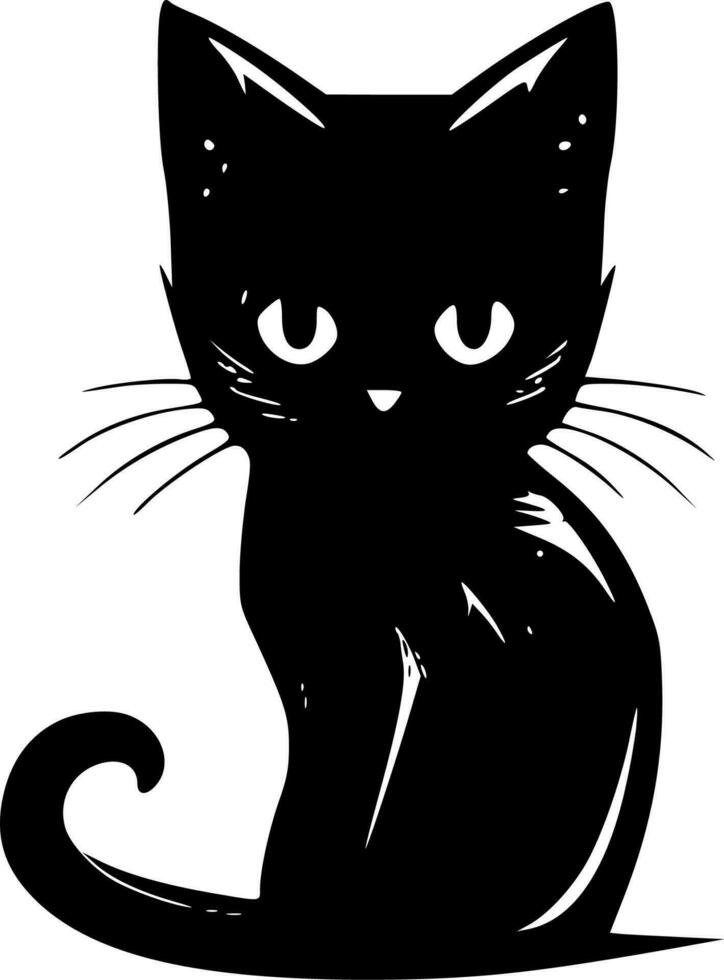 Cat - High Quality Vector Logo - Vector illustration ideal for T-shirt graphic