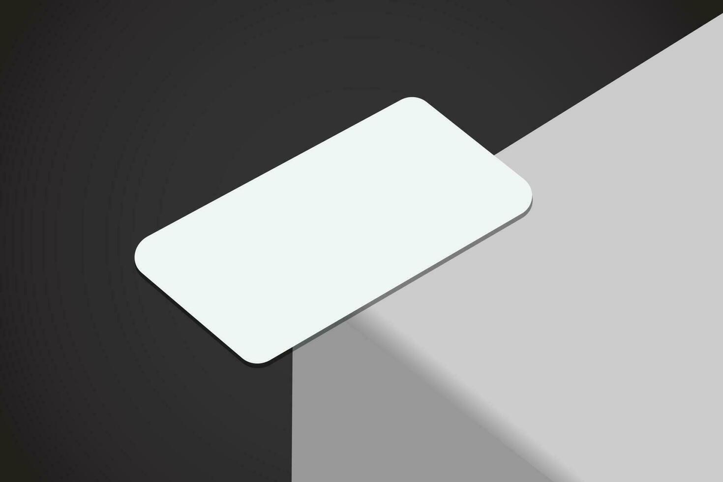 Realistic Business Cards Mockup . vector