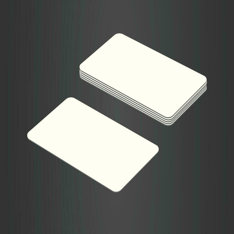 free business card mockup. vector