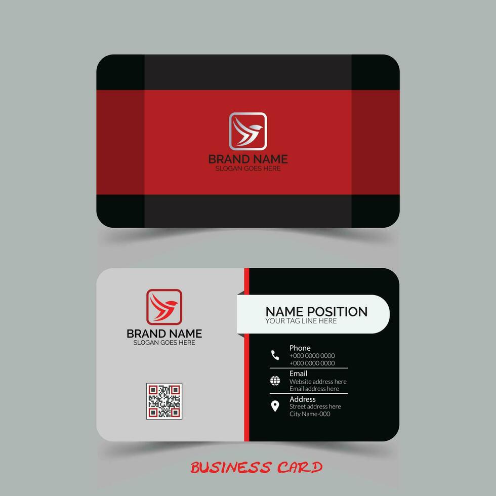 personalizable negocio tarjeta modelo diseño. vector