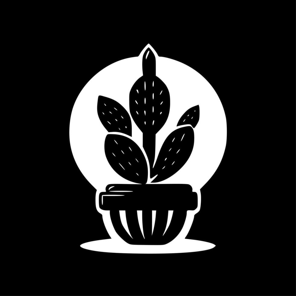 Succulent - Minimalist and Flat Logo - Vector illustration