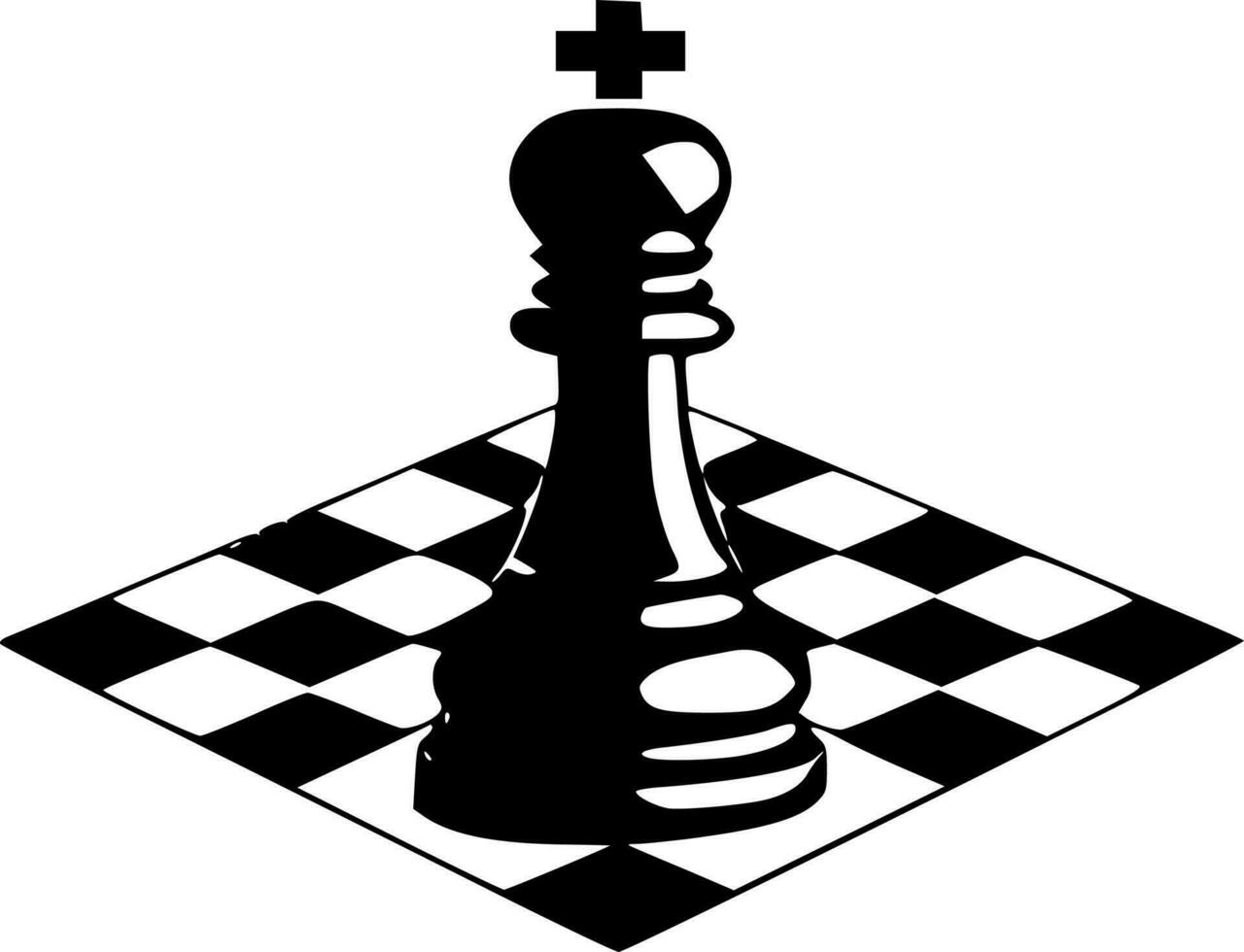 Chess - High Quality Vector Logo - Vector illustration ideal for T-shirt graphic