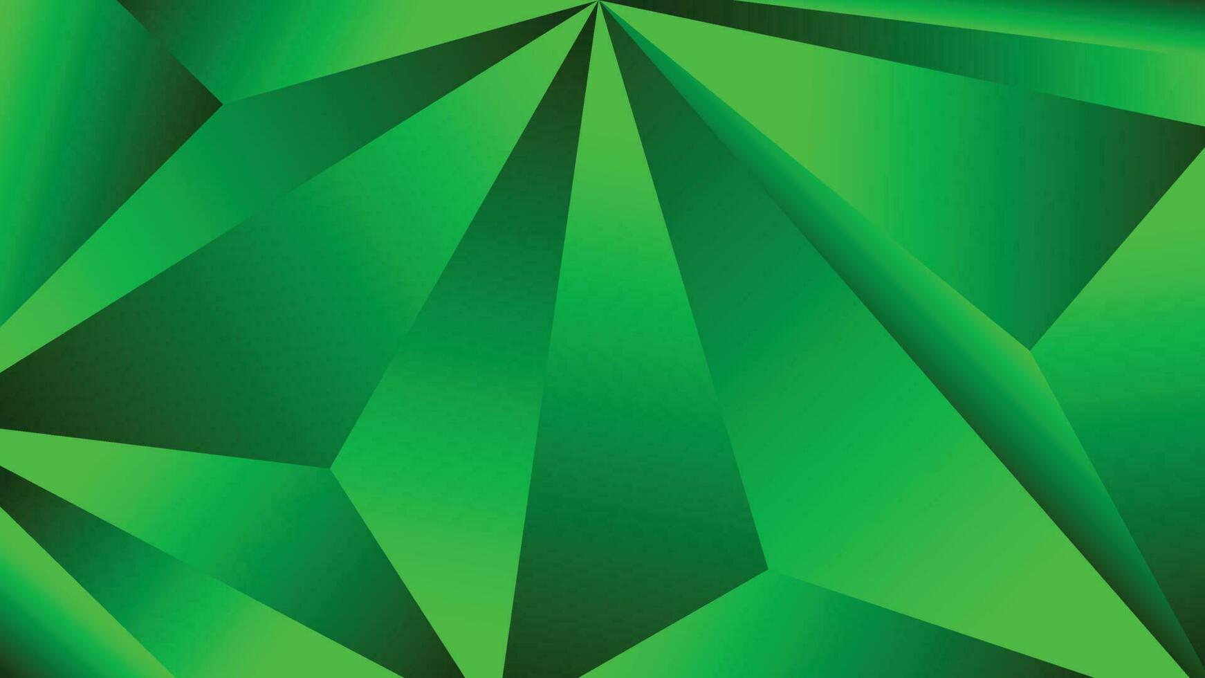 Abstract premium green  3d background vector