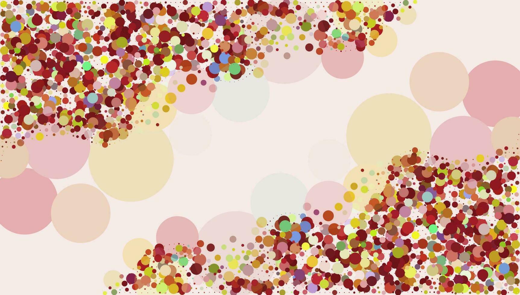 Colorful confetti innovative beautiful background banner vector