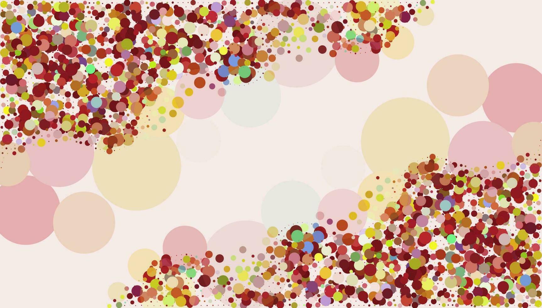 Colorful confetti innovative beautiful background banner vector