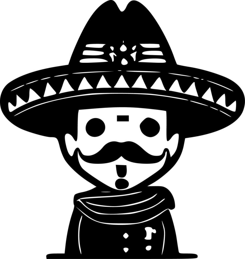 Mexican - High Quality Vector Logo - Vector illustration ideal for T-shirt graphic