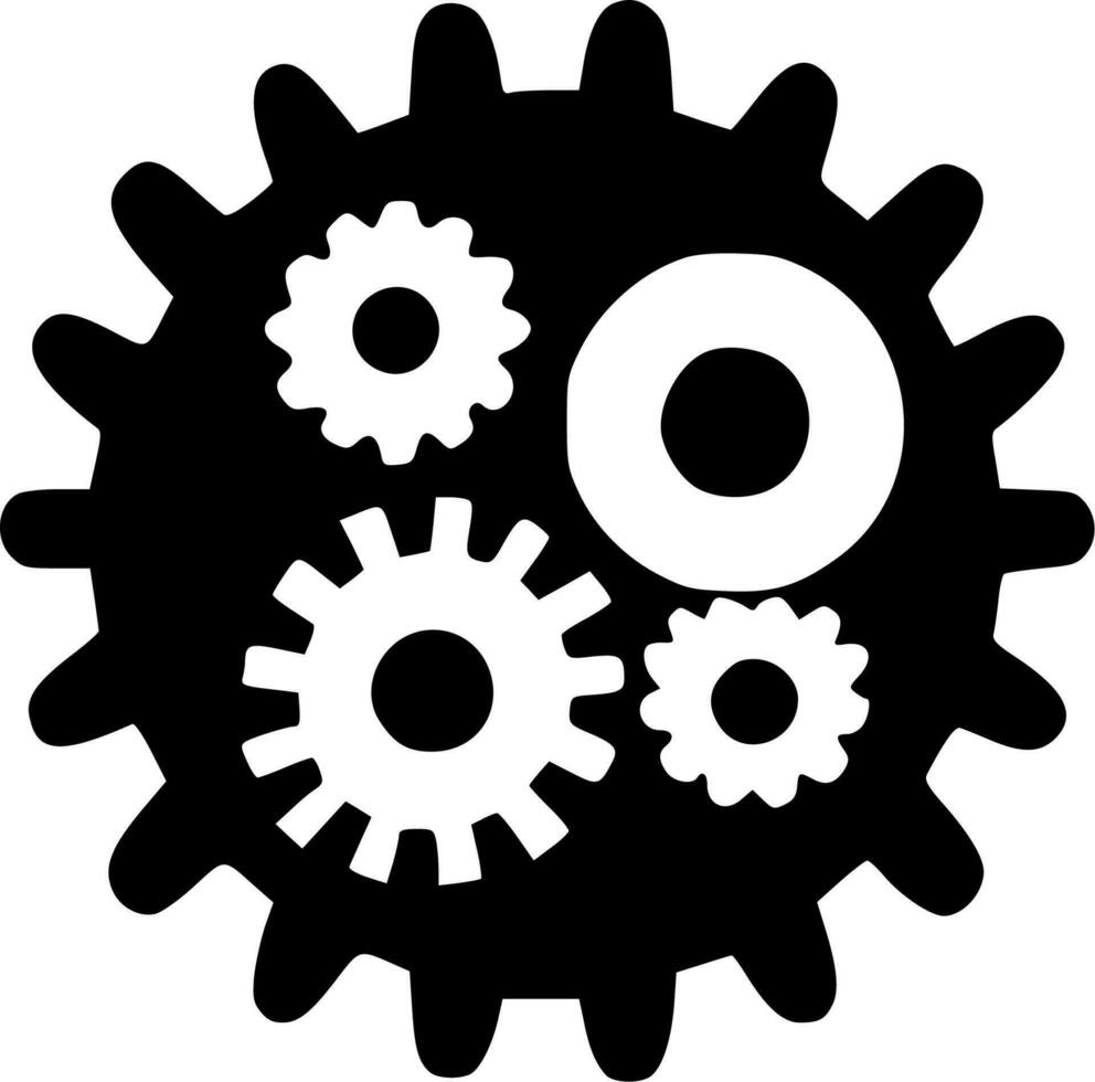 Gear - High Quality Vector Logo - Vector illustration ideal for T-shirt graphic