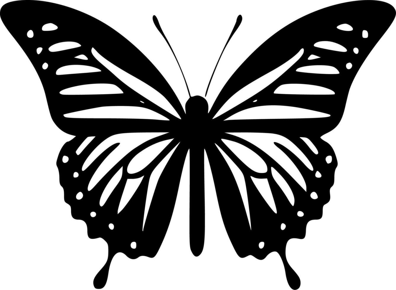 mariposa - alto calidad vector logo - vector ilustración ideal para camiseta gráfico