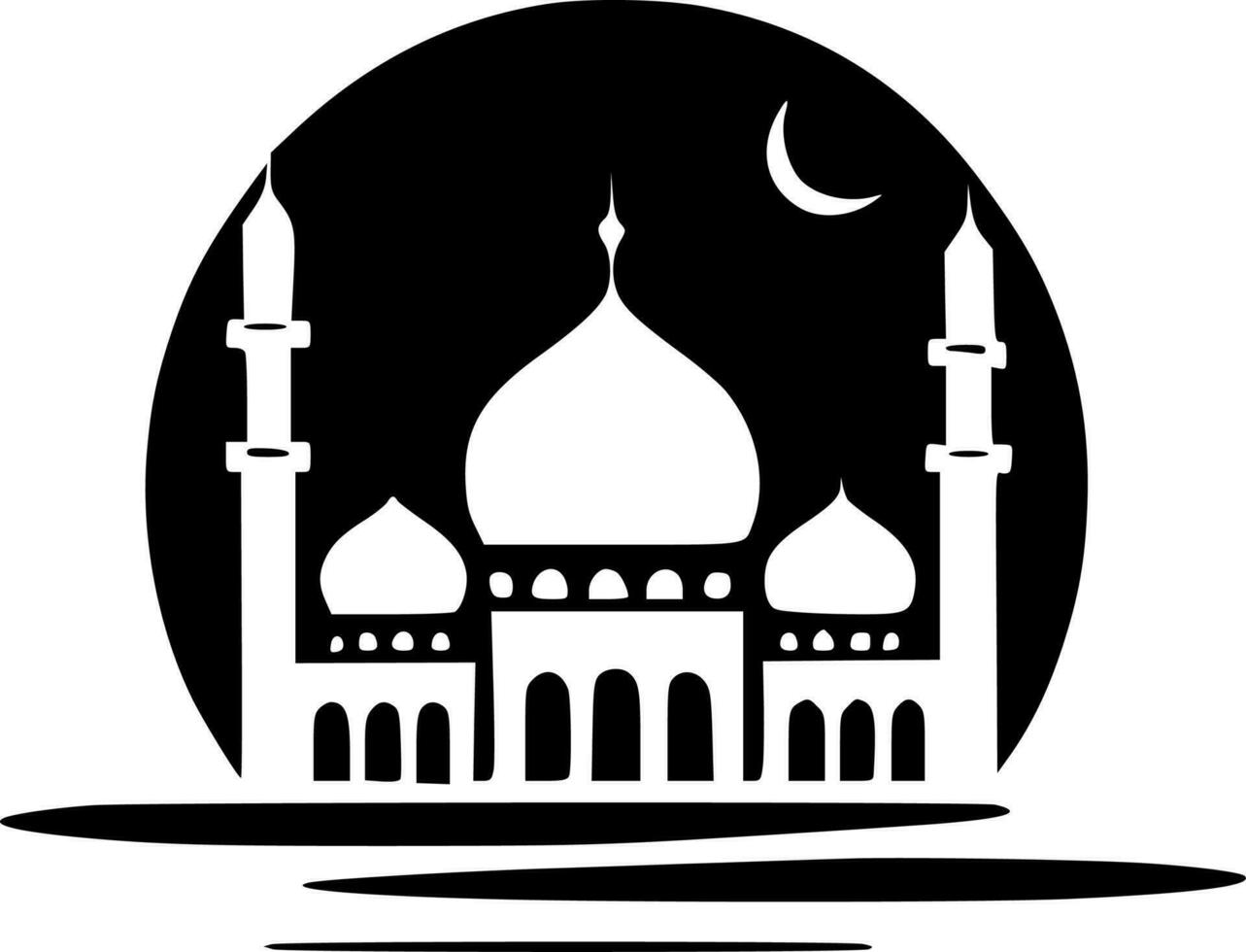 Islam - Minimalist and Flat Logo - Vector illustration