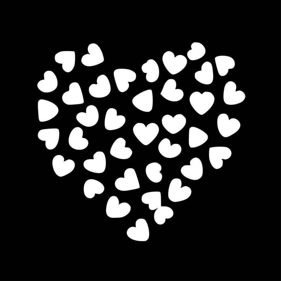 Candy Hearts - High Quality Vector Logo - Vector illustration ideal for T-shirt graphic