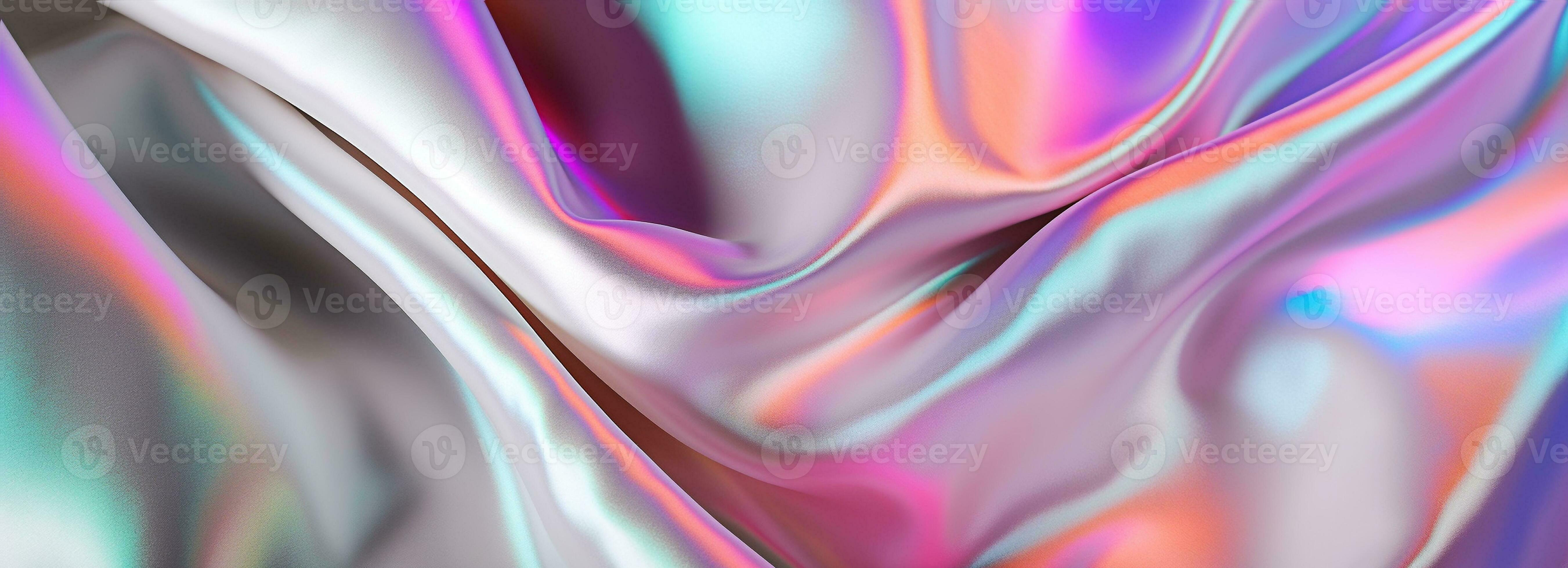 Textured Iridescent Fabric Background - Stock Motion Graphics