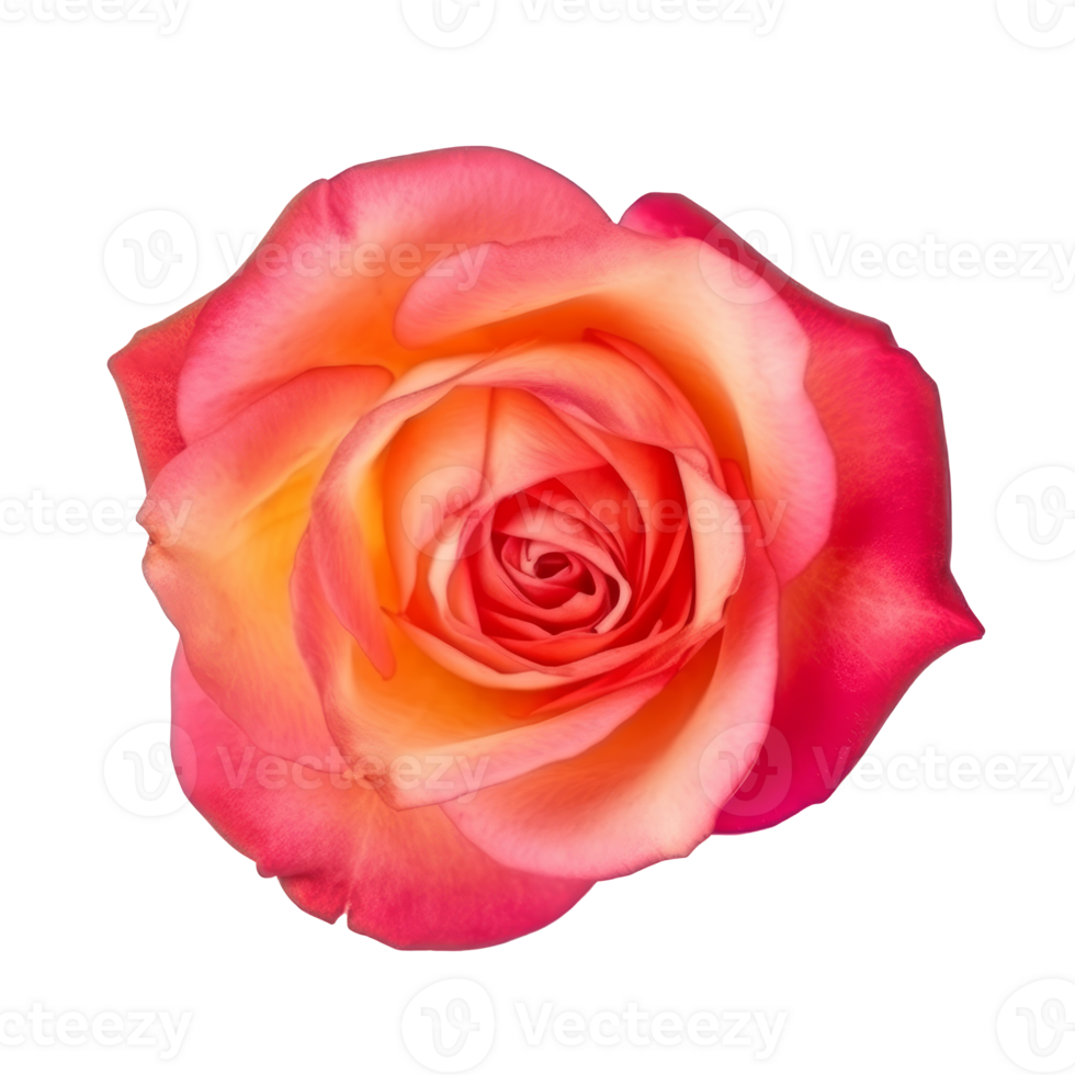 Rose flower isolated. png