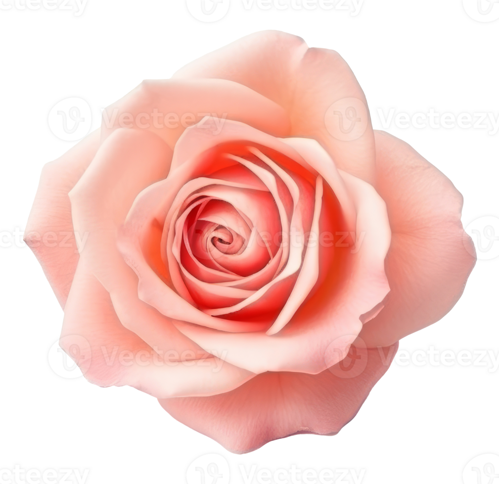 Rose flower isolated. png
