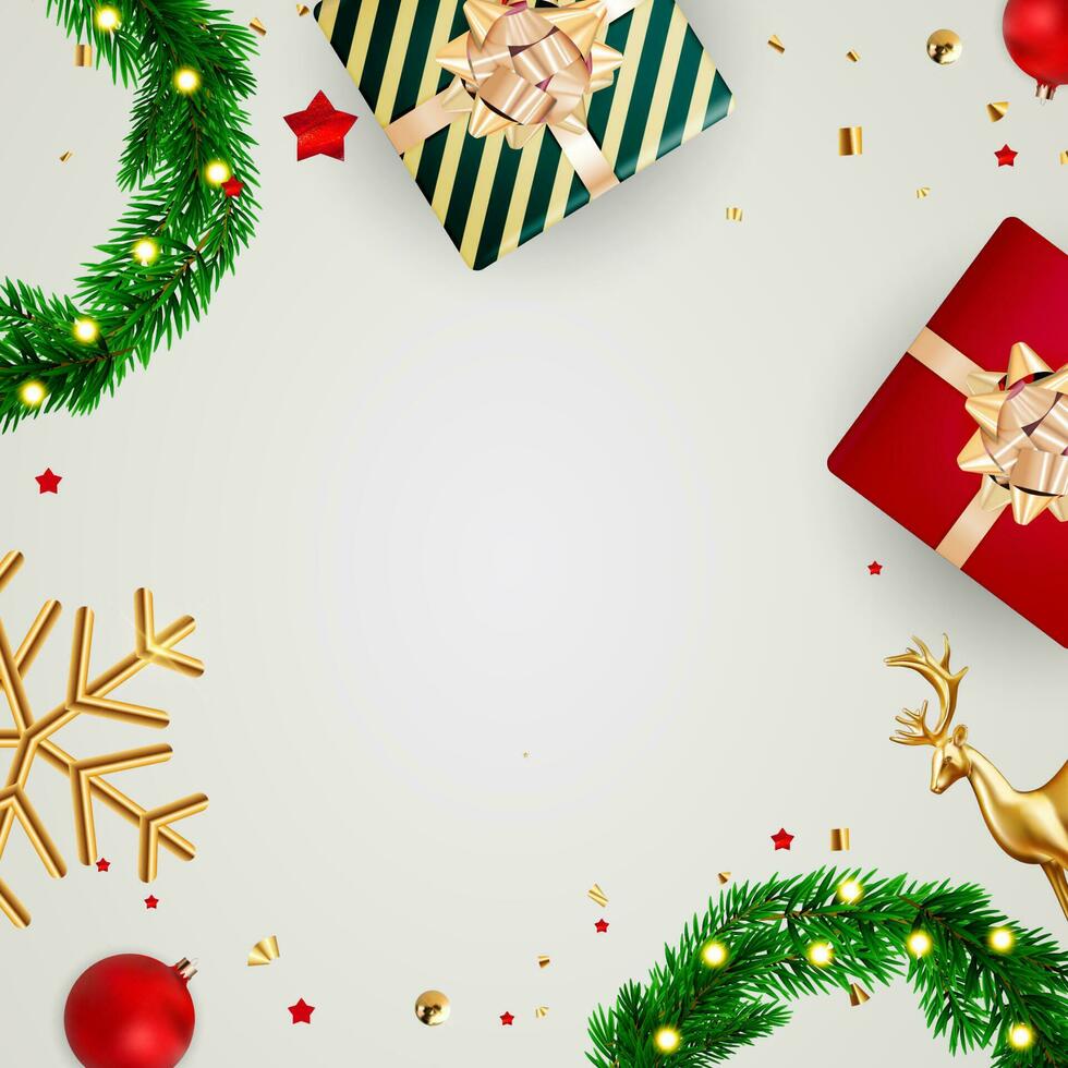 Christmas background. Vector Illustration